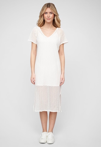 VILA Knitted dress 'VIJulisa' in White: front