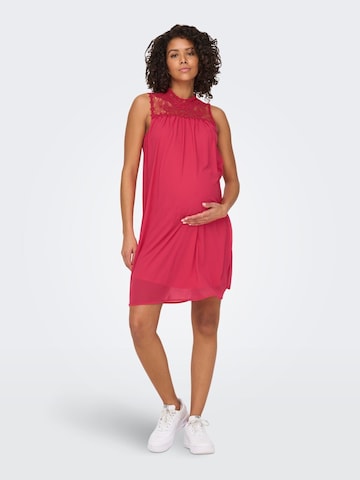 Only Maternity Dress 'Mama' in Red: front
