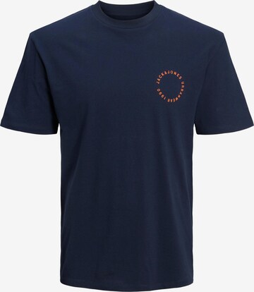 JACK & JONES T-shirt 'SUNSET' i blå: framsida