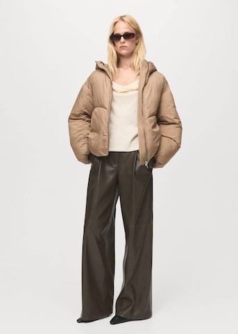 MANGO Wintermantel 'Anorak Oat' in Beige