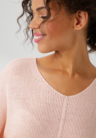 Aniston CASUAL Pullover in Orange