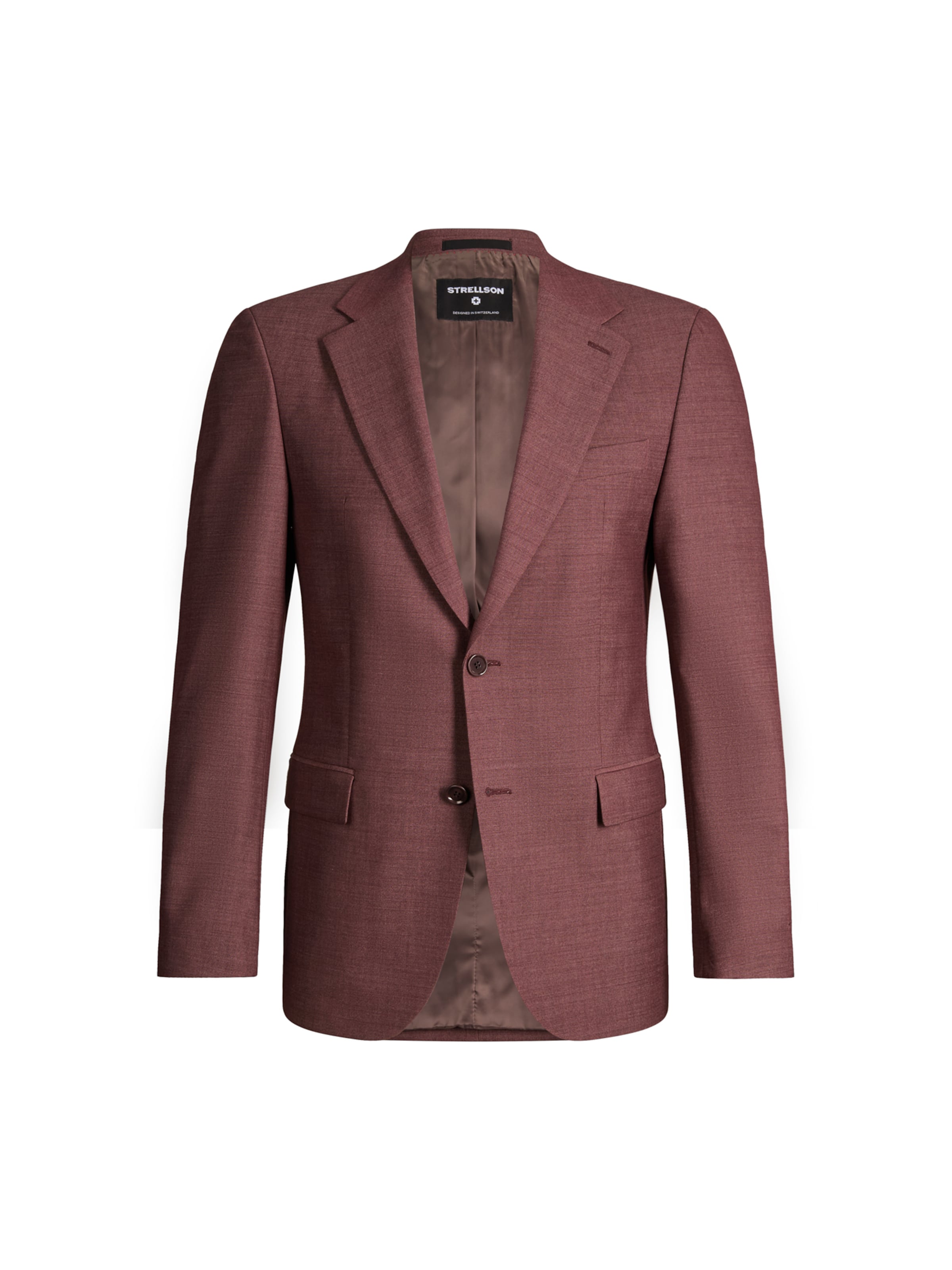 STRELLSON Slim fit Business blazer 'Alzer' in Red: front