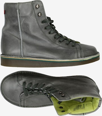 Grünbein Stiefelette 41 in Grau: Vorderseite