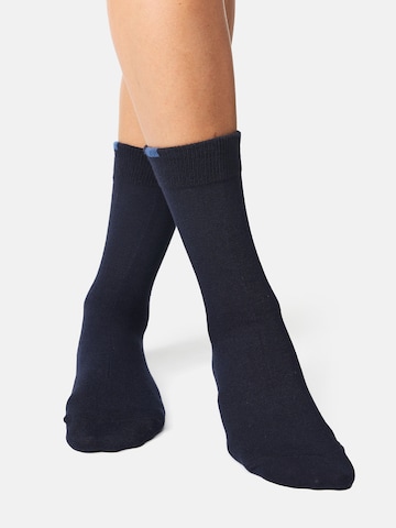 Nur Die Socken 'Passt Perfekt' in Blau