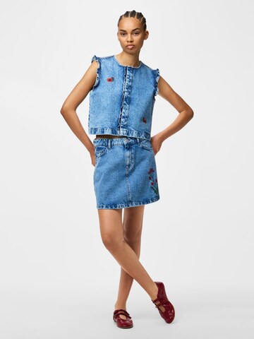 PIECES Weste 'PCPalma' in Blau