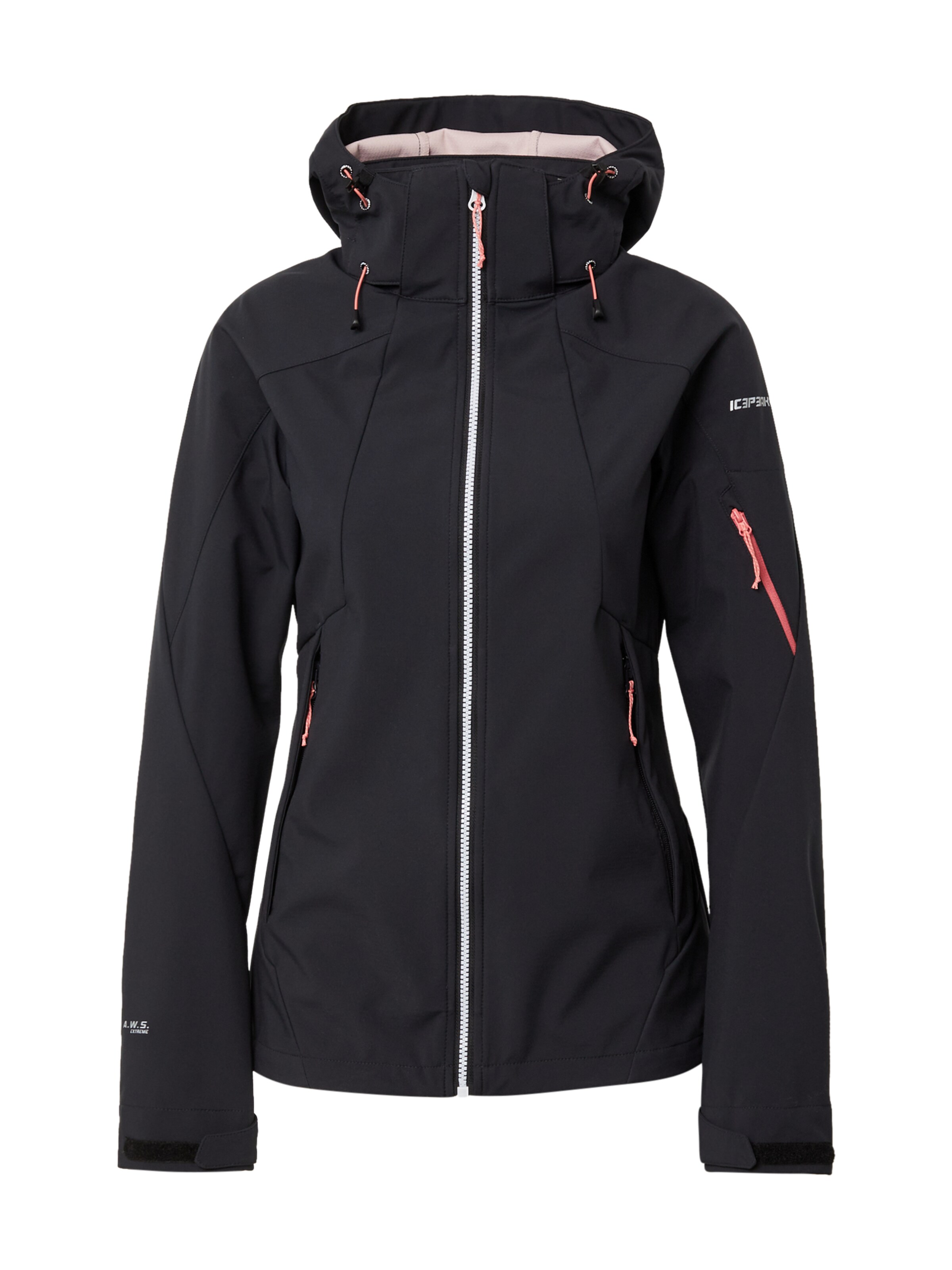 ICEPEAK Outdoorjas 'Baraboo' in de kleur Antraciet / Rosa / Zilver, Productweergave