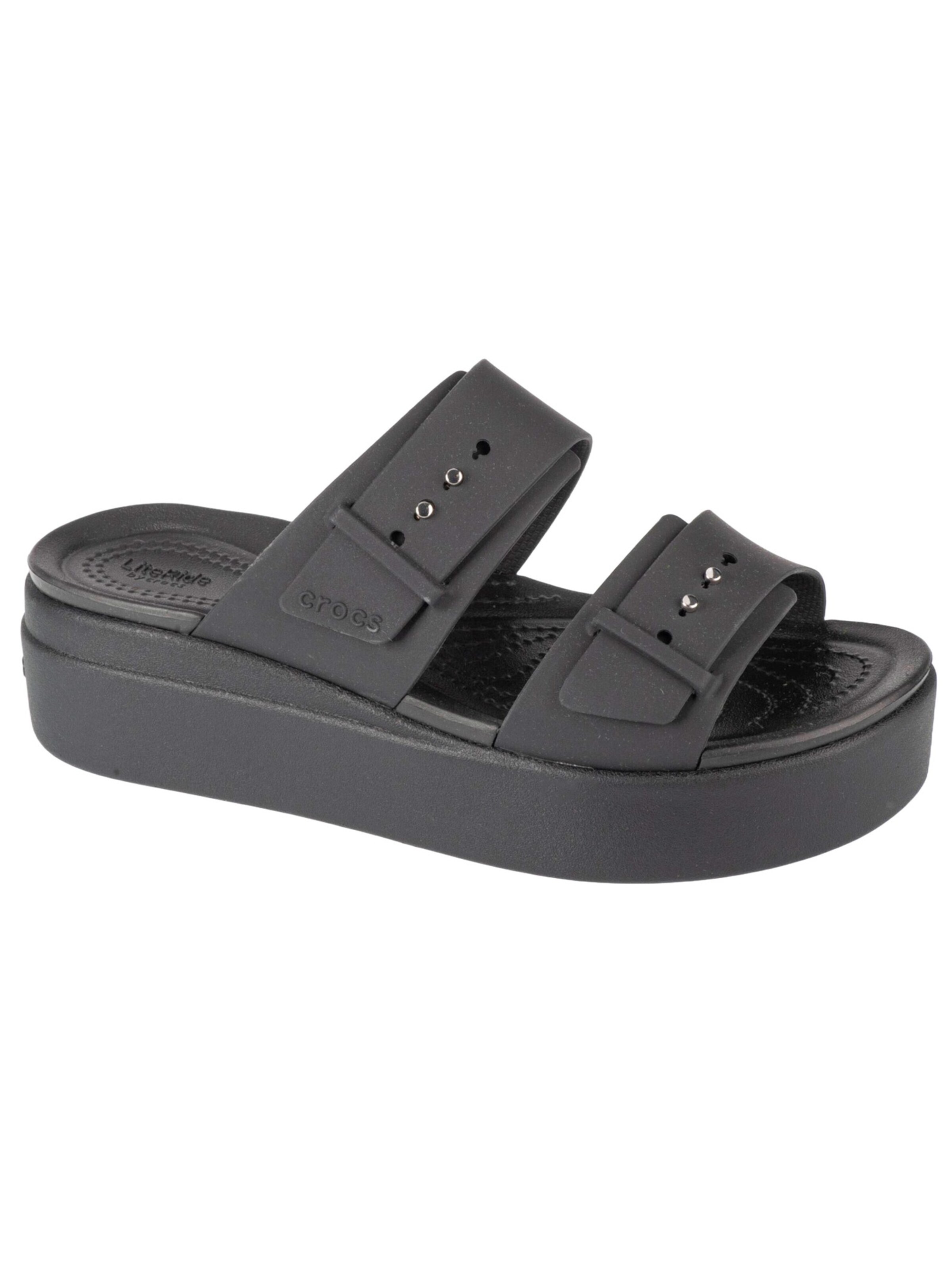 Crocs Sandaal in Zwart: voorkant