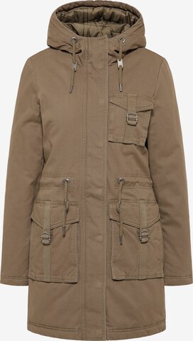 Parka d’hiver usha BLUE LABEL en vert : devant