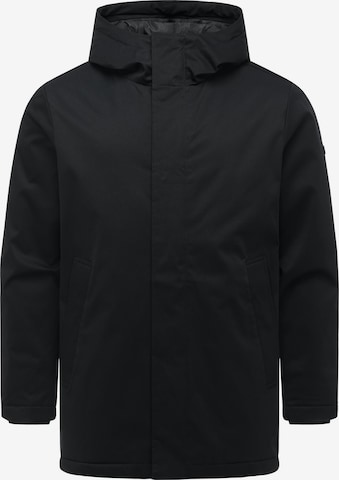 Ragwear Funkcionalna jakna 'Parcan' | črna barva: sprednja stran