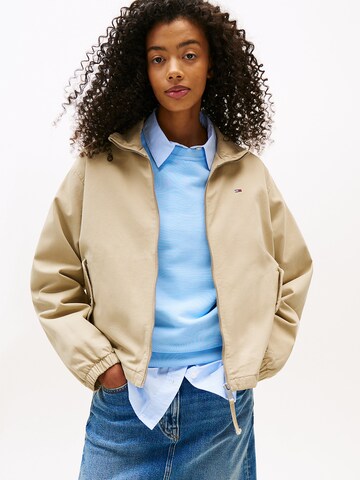 Tommy Jeans Übergangsjacke in Beige: Vorderseite