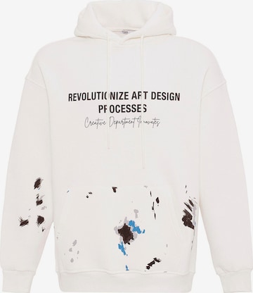 Sweat-shirt VAMOS CLO en beige : devant