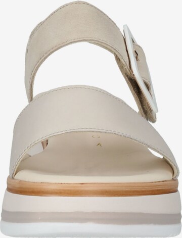 GABOR Strap Sandals in Beige