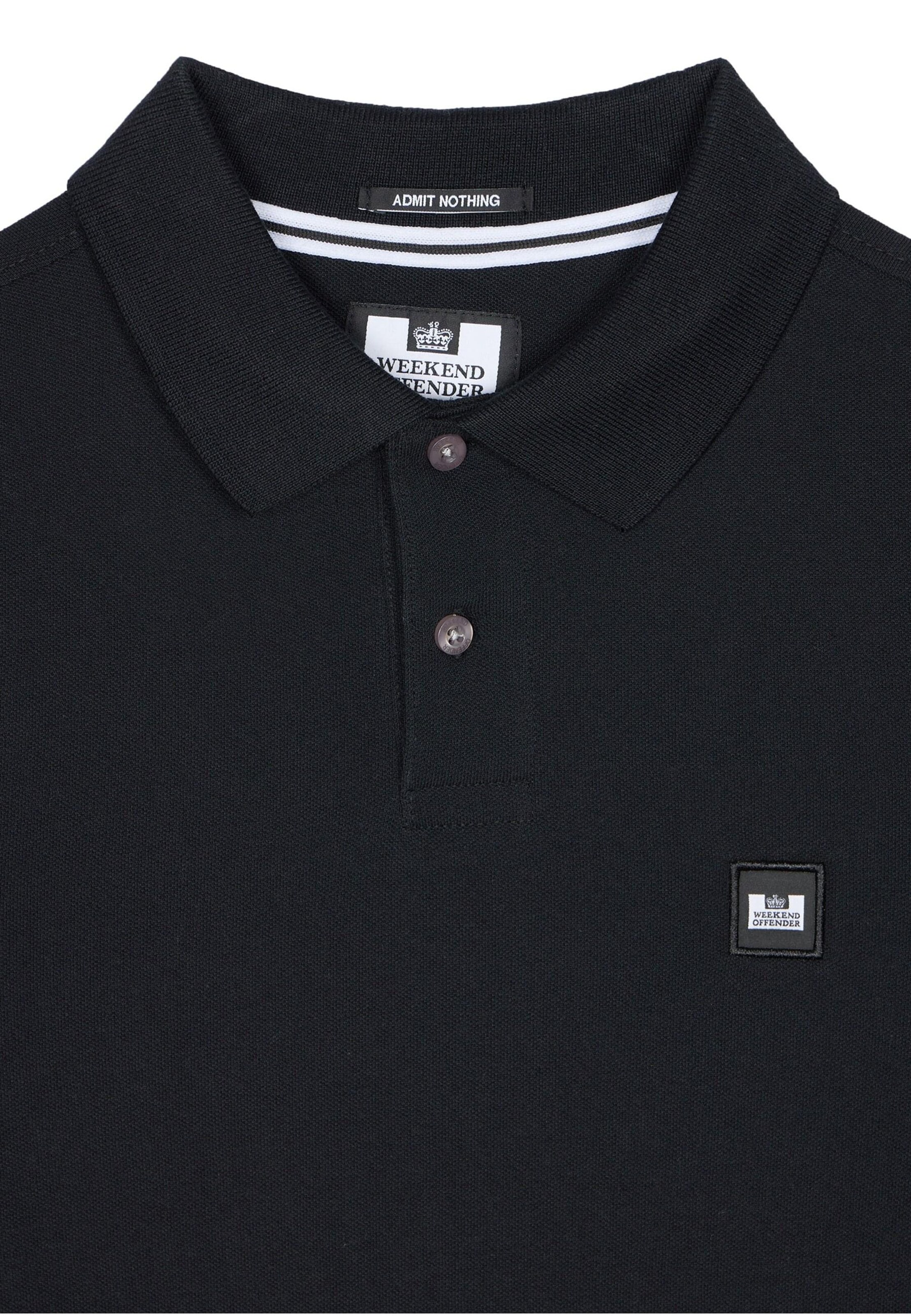 Weekend Offender Shirt 'Caneiros Badge' in Schwarz