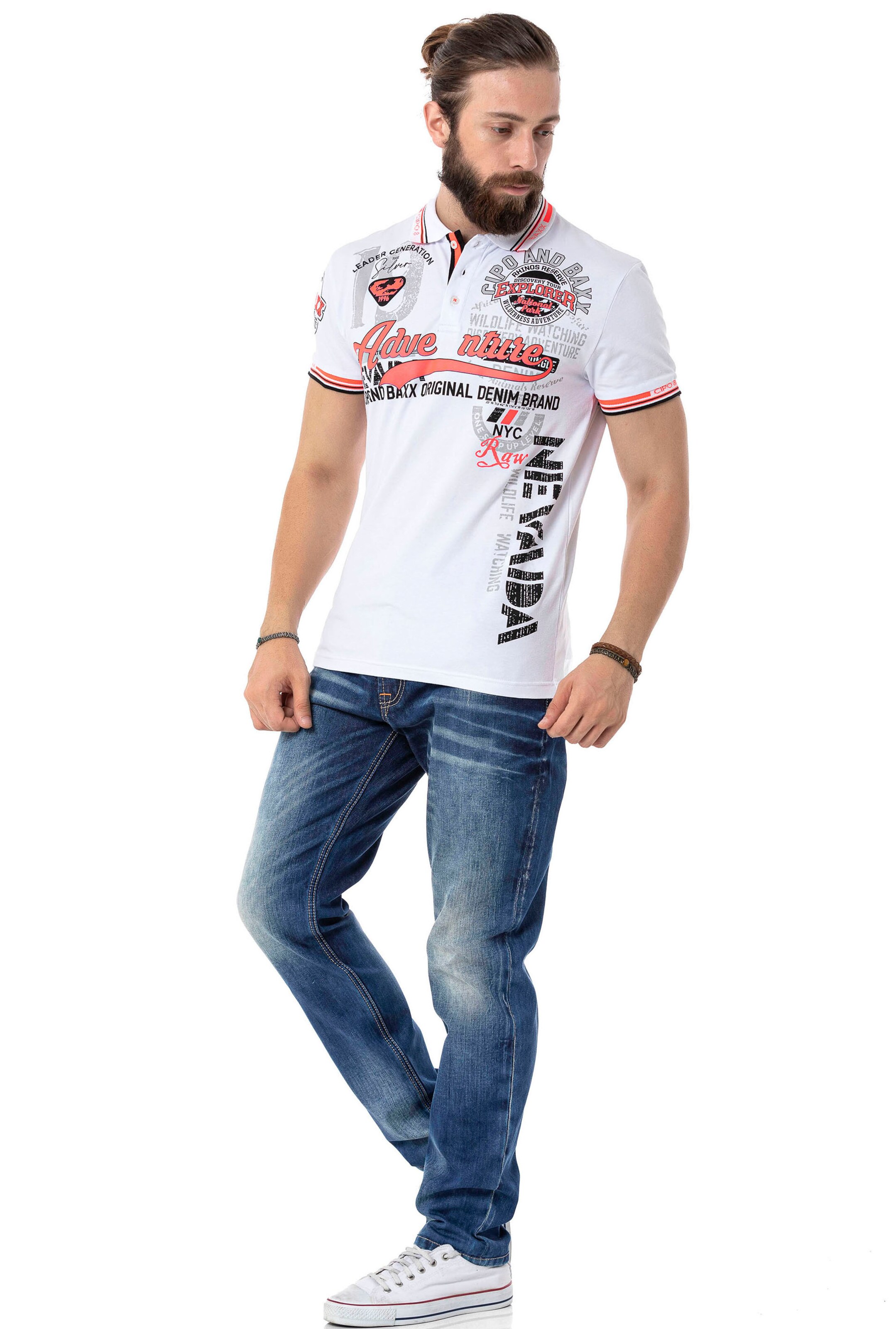 CIPO & BAXX Shirt in White