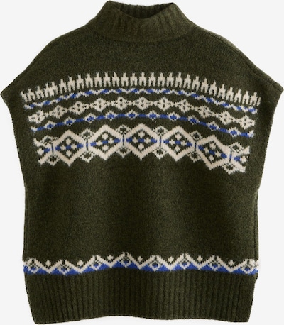 Vestă Next pe verde închis / alb, Vizualizare produs