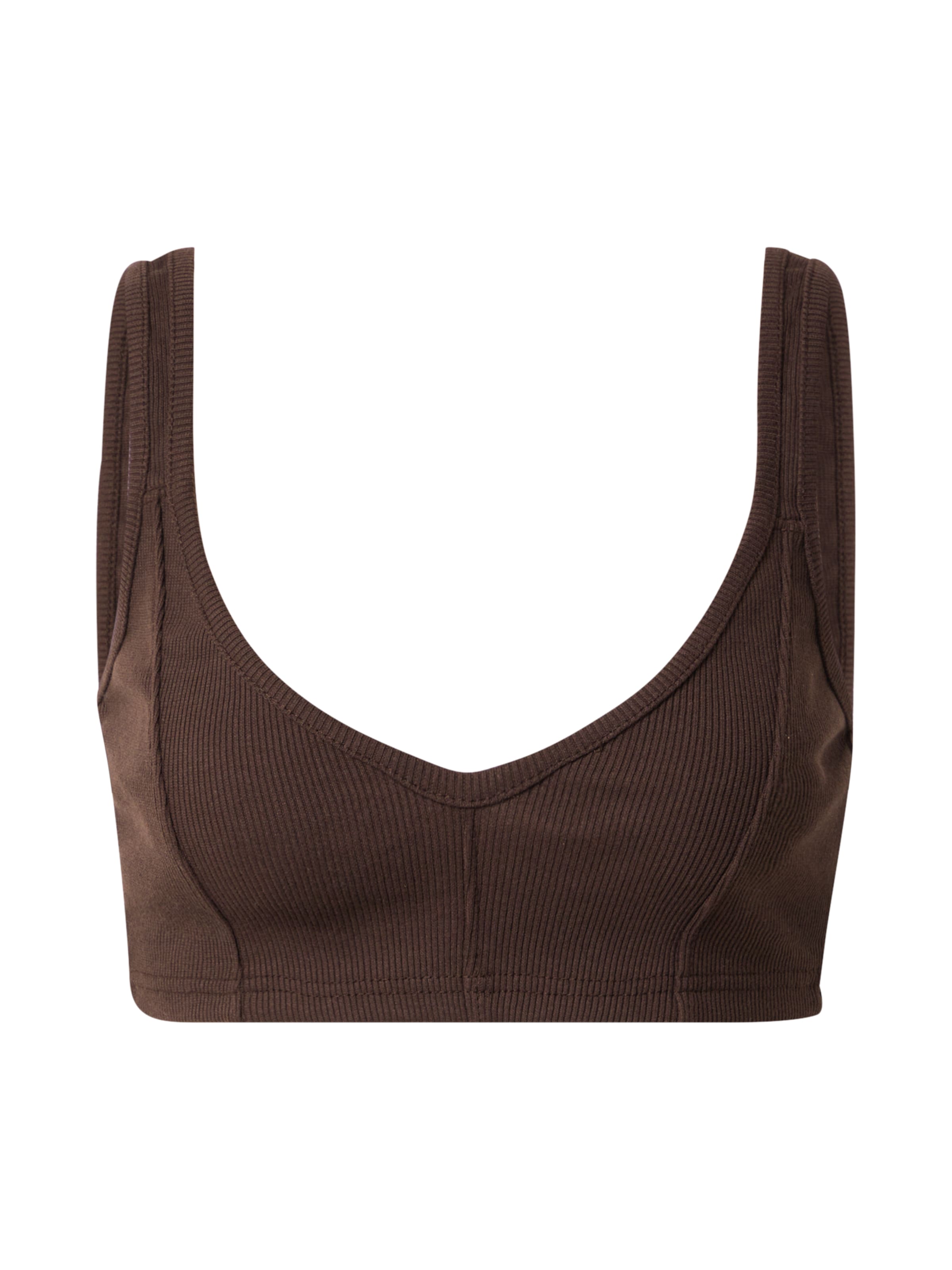 ruda Nasty Gal Palaidinė be rankovių: priekis