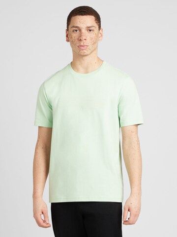 T-Shirt BOSS en vert : devant