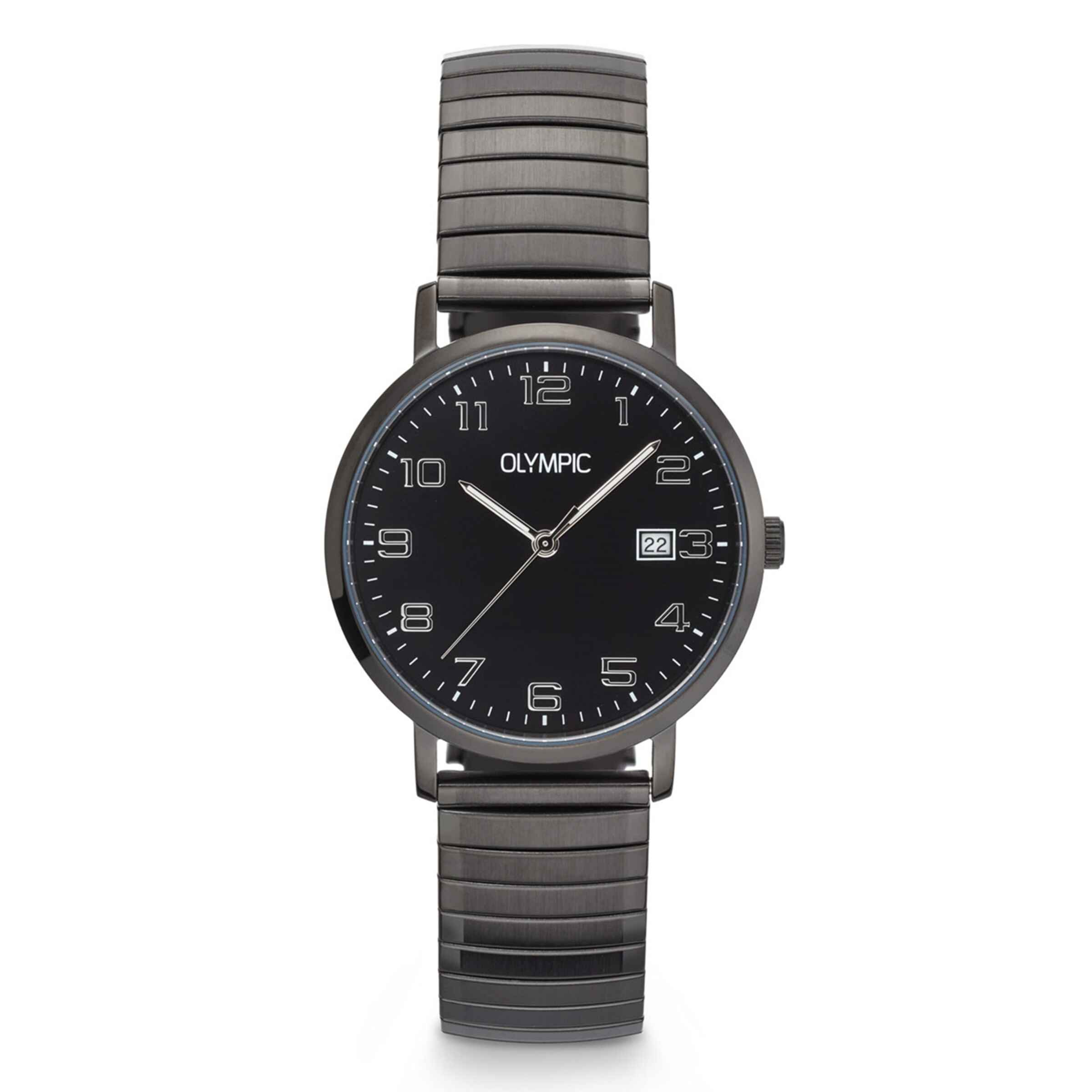 Olympic Analoog horloge in Zwart: voorkant