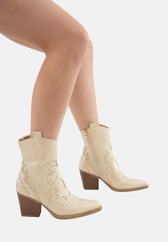 Salinyang Cowboy boot in Beige