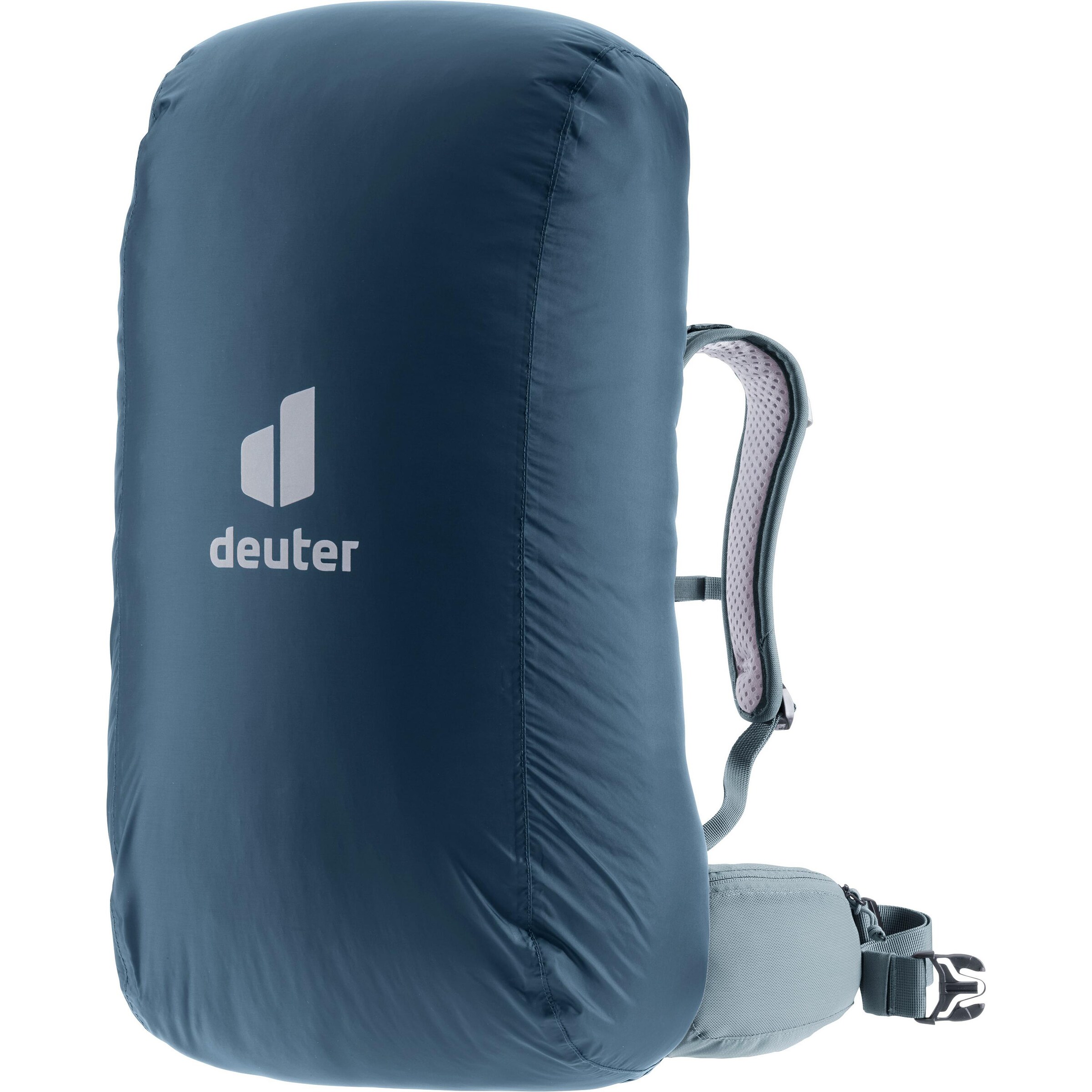 DEUTER Regenhülle in Blau: Vorderseite