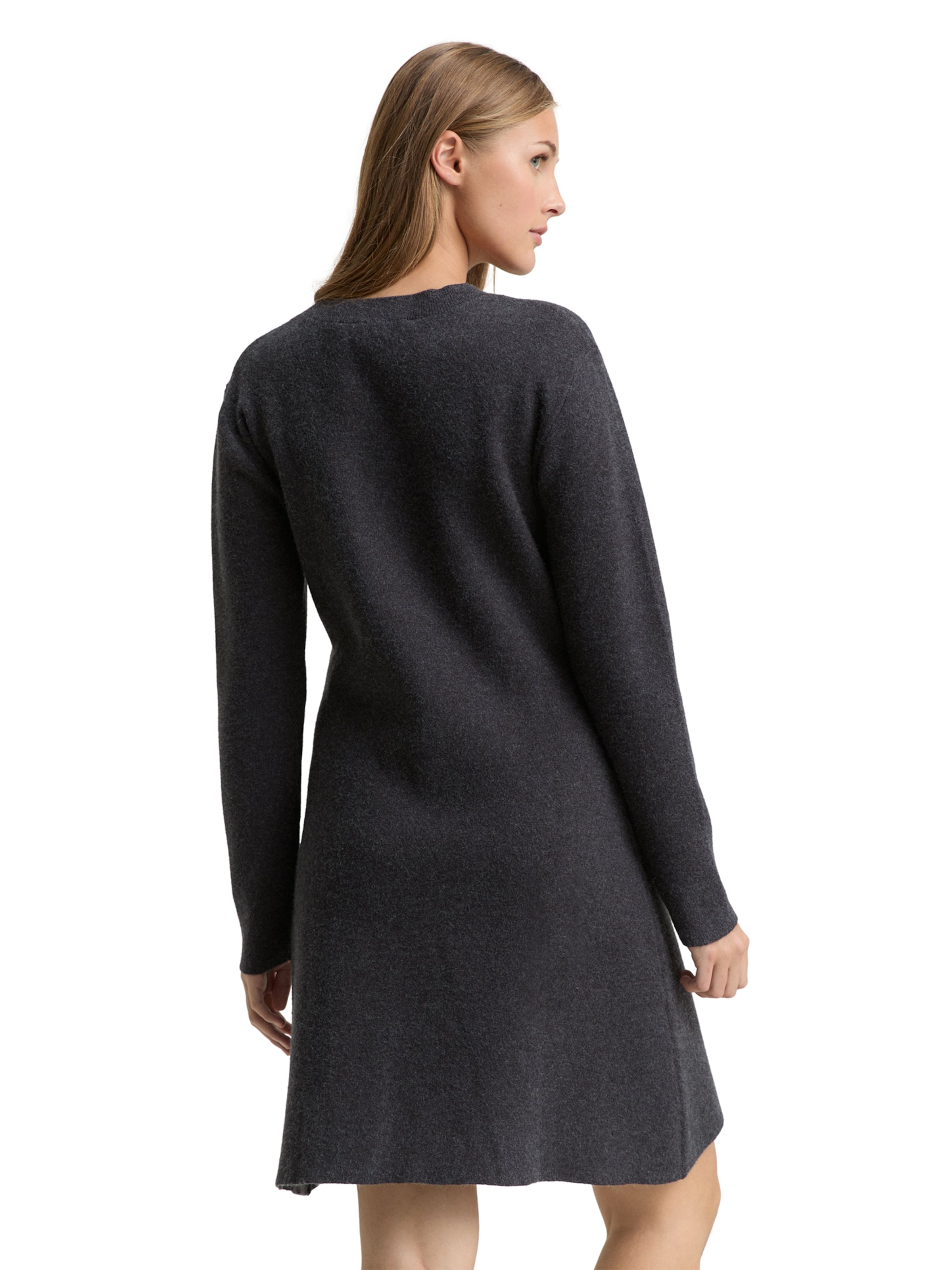 TOM TAILOR DENIM Knit dress in Grey
