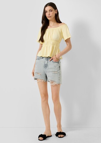 T-shirt QS en jaune