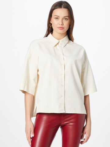 DRYKORN Blus 'Therry_2' i beige: framsida