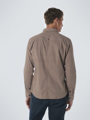 No Excess Regular fit Button Up Shirt in Brown