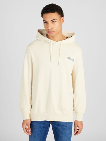 Sweat-shirt WRANGLER en beige : devant