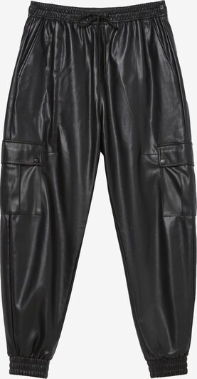 Pantaloni cu buzunare Bershka pe negru, Vizualizare produs