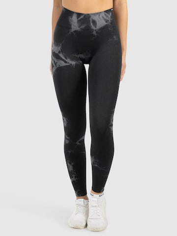 Smilodox Slim fit Leggings ' Becci ' in Black: front