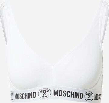 Bustier Soutien-gorge 'Reggiseno' Moschino Underwear en blanc : devant