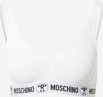 Bustino Reggiseno 'Reggiseno' di Moschino Underwear in bianco: frontale