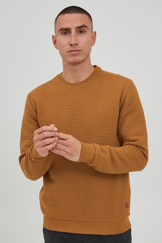 INDICODE JEANS Sweatshirt 'Anthony' in Bruin: voorkant
