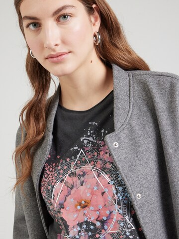 QS T-Shirt in Grau