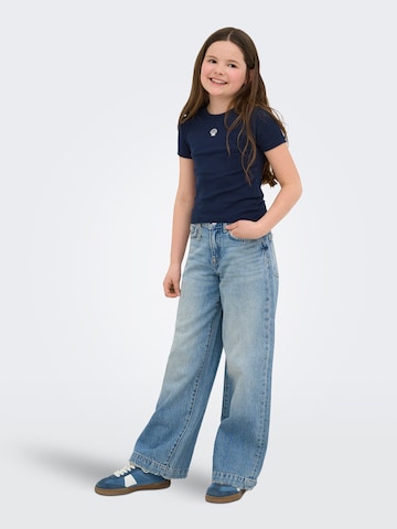 ONLY GIRLS Тениска 'KOGELVA JUNE' в синьо