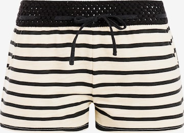 PROTEST Pants 'PRTFlowery' in White: front