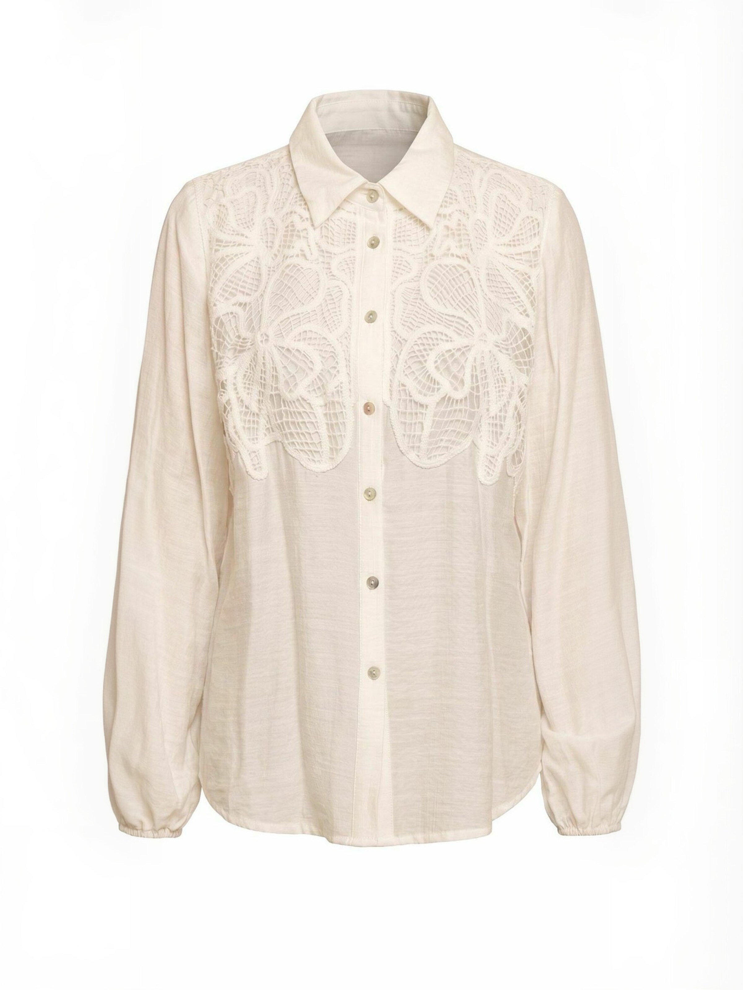 Liberte Essentiel Shirt ' SUSANNE ' in White: front