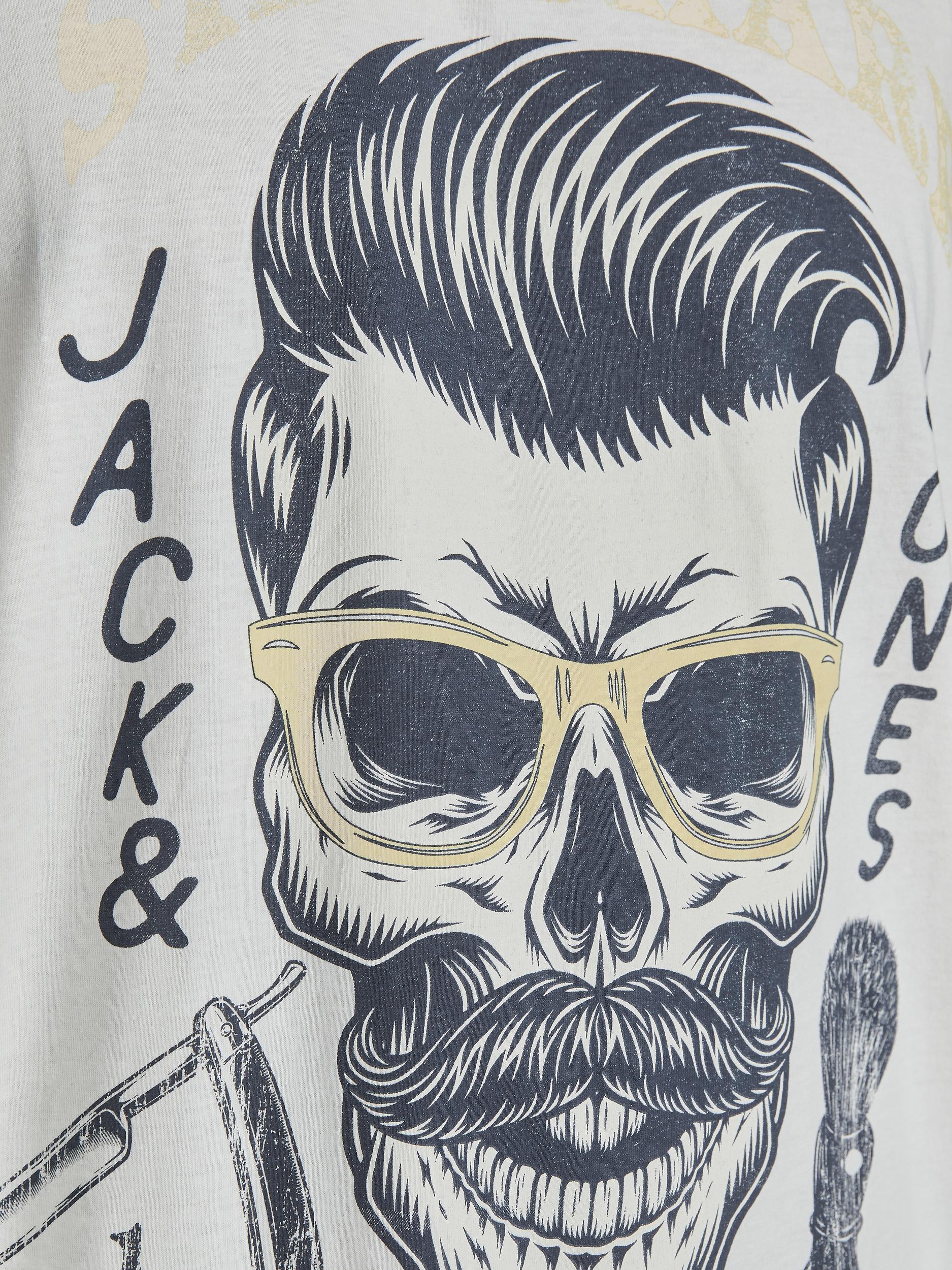 wLn4c Mężczyźni Jack & Jones Plus Koszulka Dome w kolorze Białym 