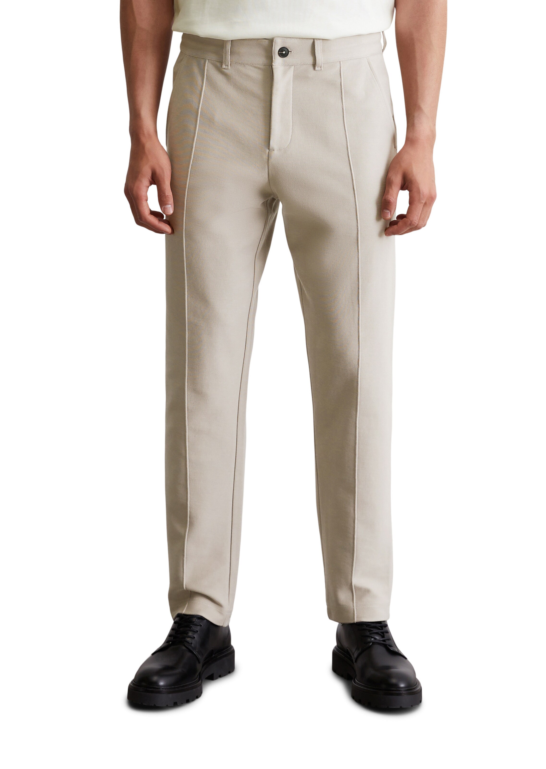 Marc O'Polo Regular Hose in Grau: Vorderseite