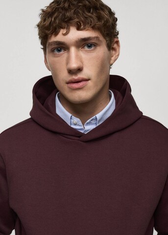 MANGO MAN Sweatshirt 'Bono' in Red
