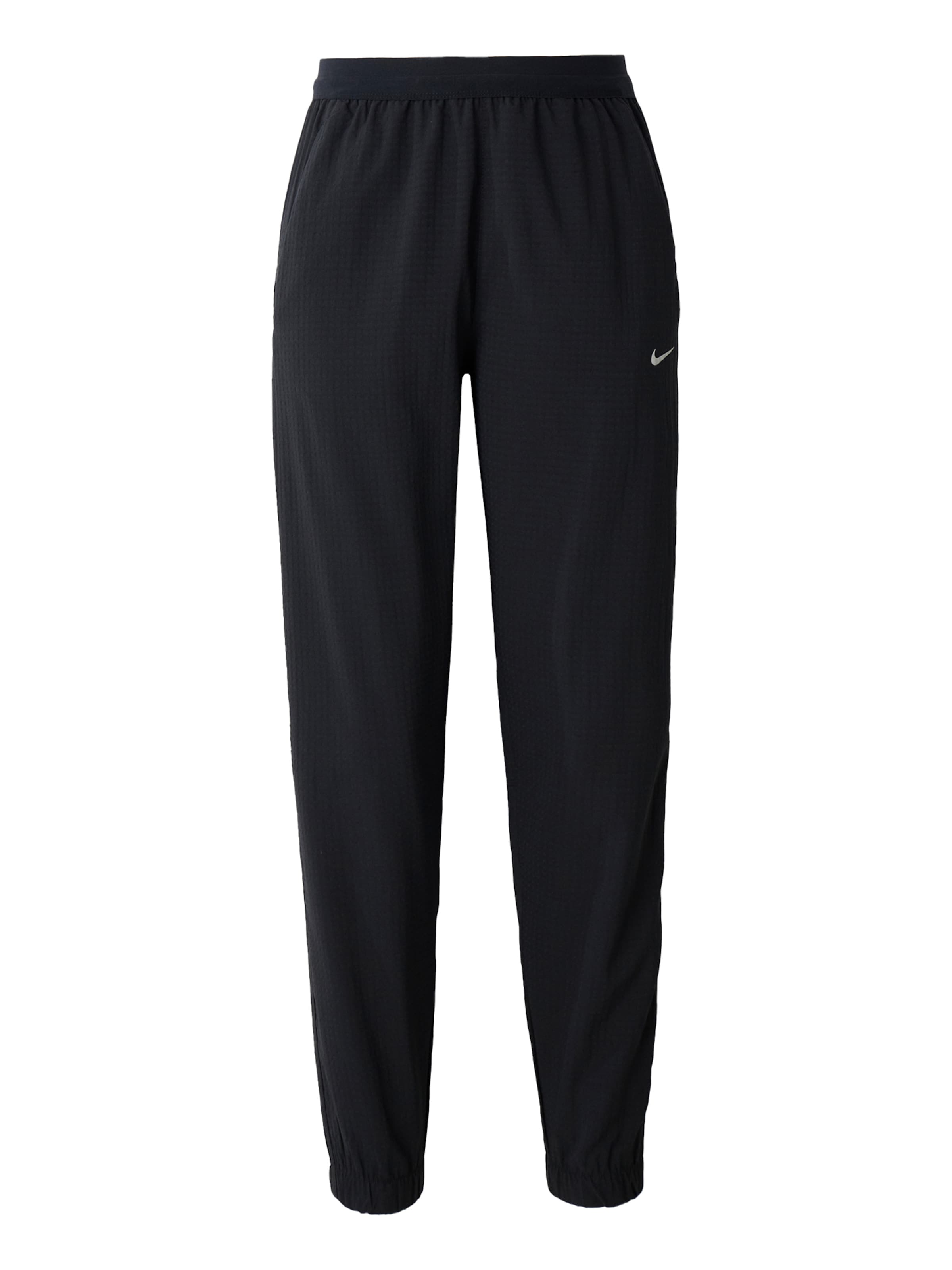 Effilé Pantalon de sport 'TEMPO' NIKE en noir : devant