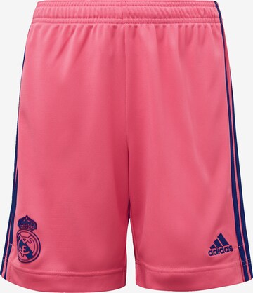 ADIDAS PERFORMANCE Sportshorts 'Real Madrid' in Pink: front