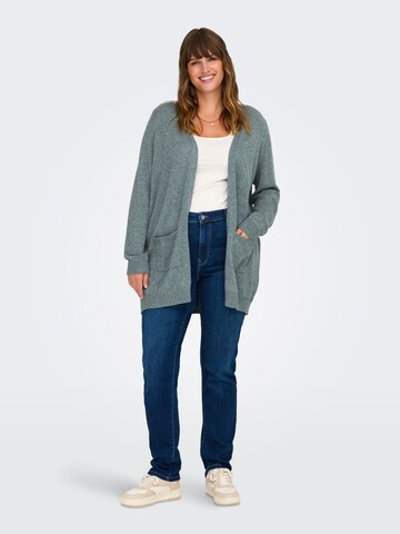 ONLY Carmakoma Knit Cardigan 'CAREsly' in Green