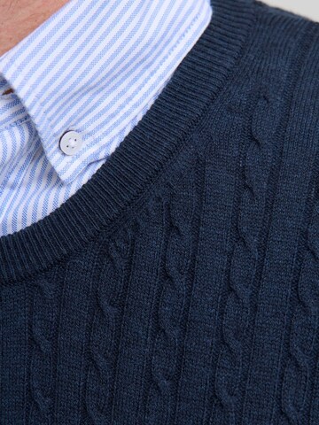 mėlyna JACK & JONES Megztinis 'JJEEMIL'