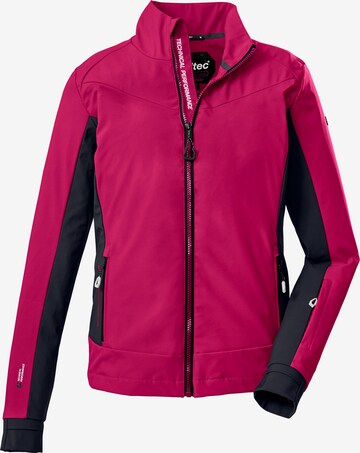 KILLTEC Outdoorjacke 'KOW 102' in Lila: predná strana