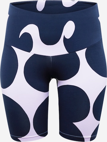 ADIDAS SPORTSWEAR - Skinny Calças de desporto 'Marimekko Rib Knee- ' em azul: frente