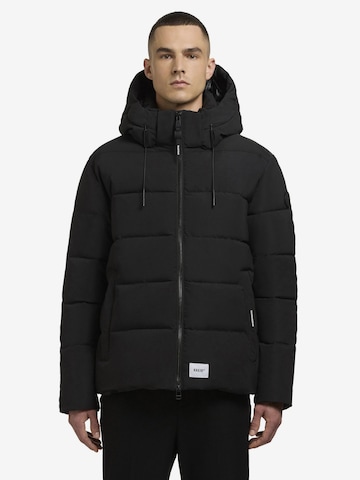 Manteau d’hiver khujo en noir : devant