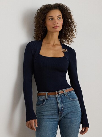 Lauren Ralph Lauren Свитер 'Chago' в Синий: спереди