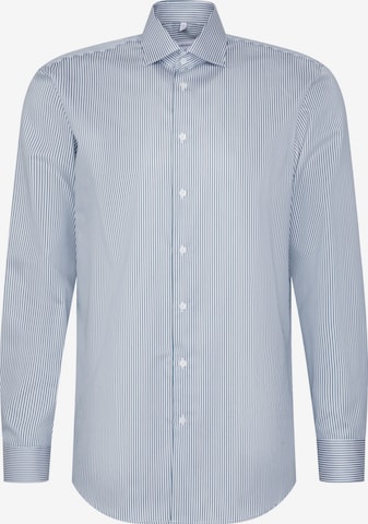 SEIDENSTICKER Zakelijk overhemd 'Schwarze Rose' in Blauw: voorkant